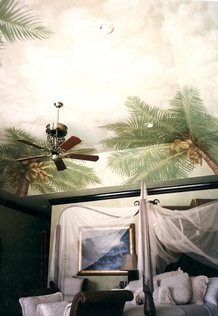 coconut palm bedroom