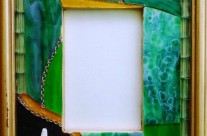Small Stained Glass Mosaic Mirror
